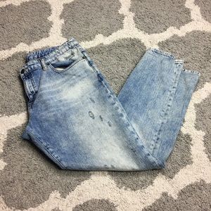 DENIM & SUPPLY | Acid Light Wash Boyfriend Skinny